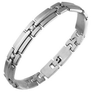 Squared Out Stainless Steel Bracelet NWT